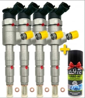 4x Injecteur d'origine Bosch 0445110489 Ford Fiesta Focus 3 C-Max B-max 1,6 TDCi 1,5 TDCi