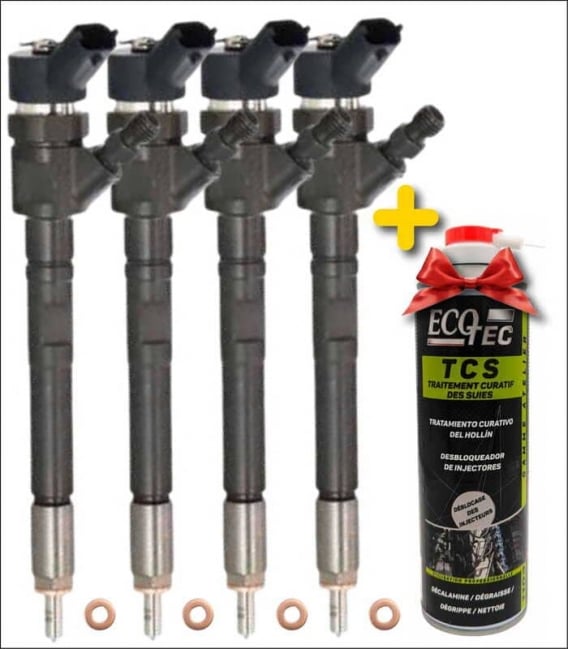 4 x injecteur d'origine Bosch pour Xsara C4 Grand picasso c5 c-max cooper mini 1,6 hdi 110cv