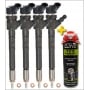 4 x injecteur d'origine Bosch pour Xsara C4 Grand picasso c5 c-max cooper mini 1,6 hdi 110cv